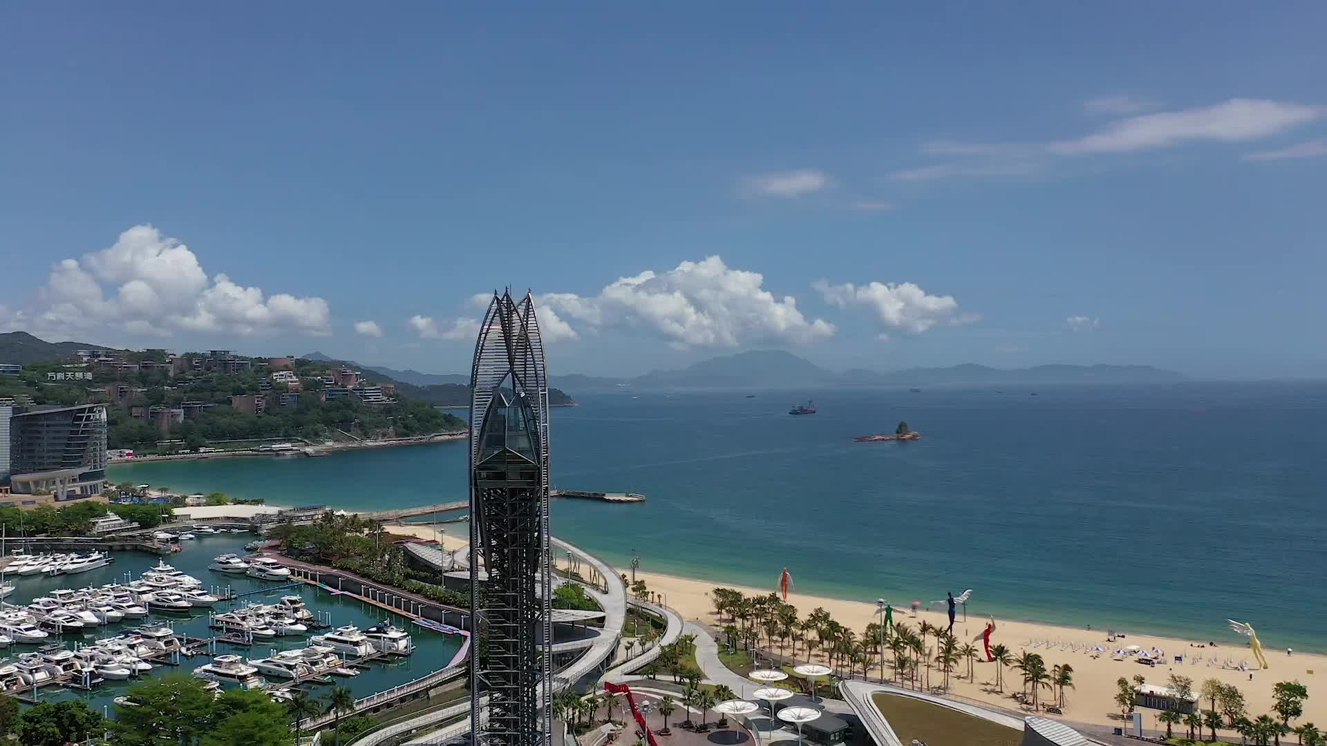 大梅沙海滨公园风光_深圳新闻网