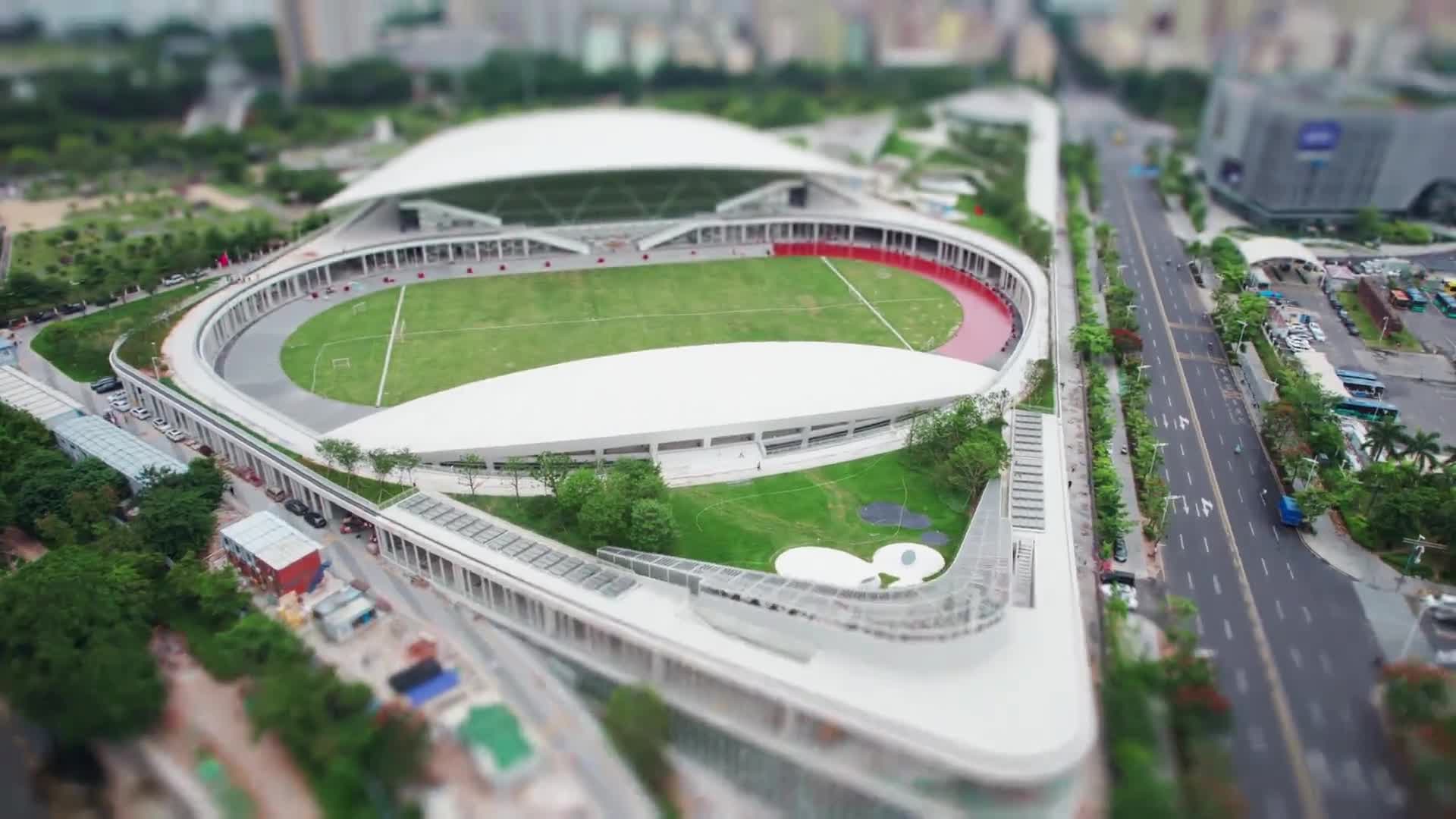 龙华文体中心开馆倒计时未来还将建成